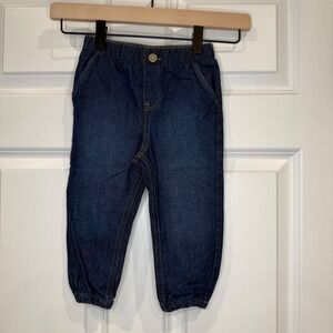 Garanimals Baby Toddler Girls Denim Jogger Pants Elastic Waist Size 24M Jeans‎
